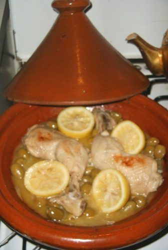 recette du tajine de poulet aux olives