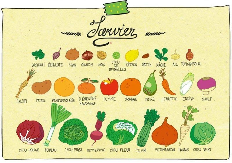 Recettes de saison : consommer les fruits et légumes de janvier