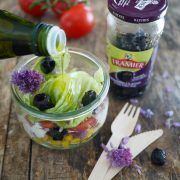 salade en bocal aux olives