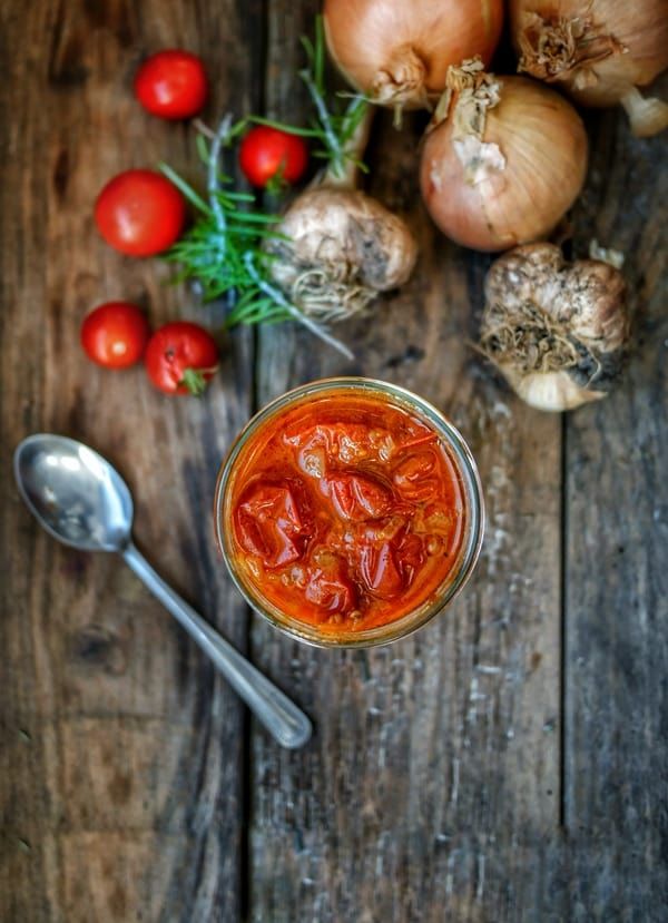 sauce aux tomates cerises