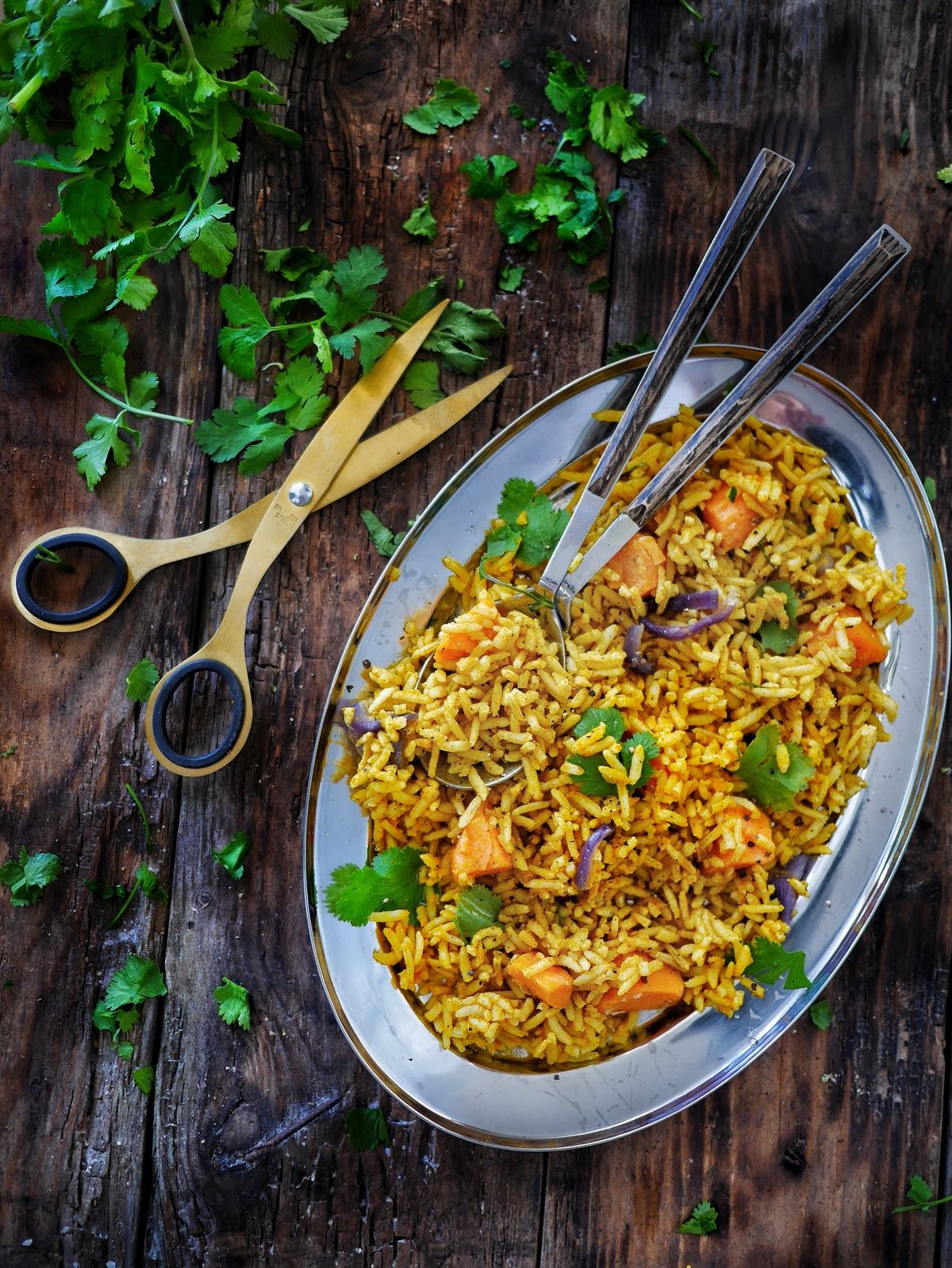 riz végétarien curry