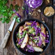 recette de salade de chou rouge aux pommes de terre