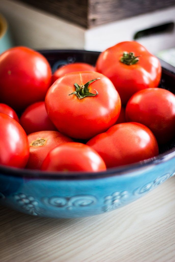 plat de tomates