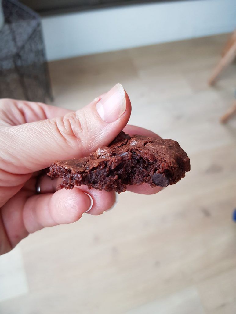 Cookies brownies au chocolat - sans lactose