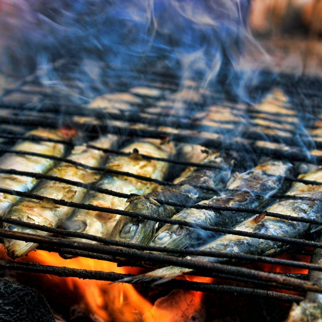 sardines cuites au barbecue