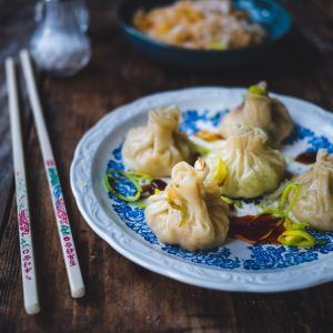 Dumplings végétariens au chou chinois