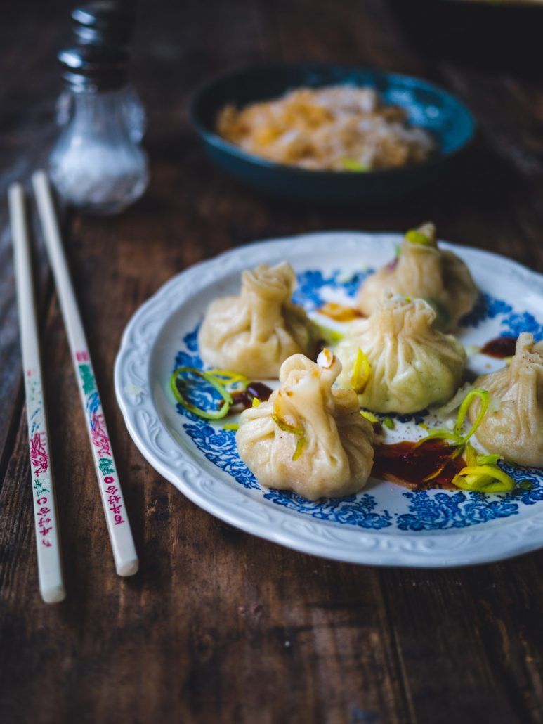 Dumplings aux légumes au chou chinois
