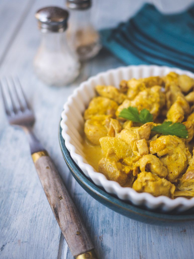 poulet curry coco