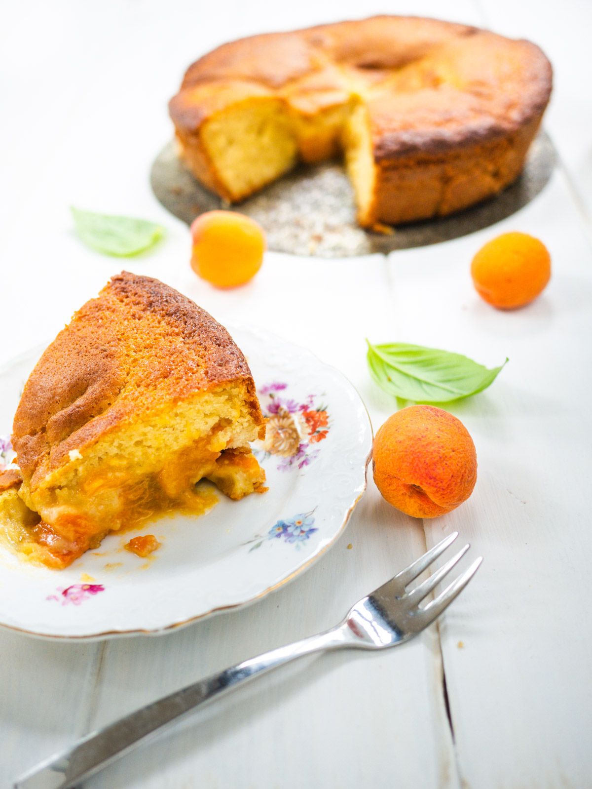Gâteau yaourt à l'abricot