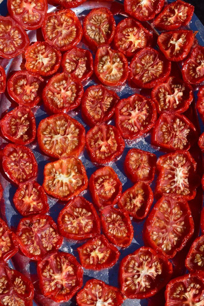 tomates séchées au four