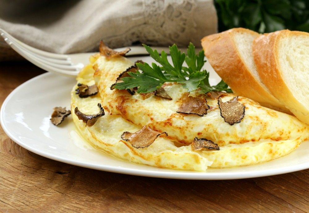 Recette de l'omelette aux truffes