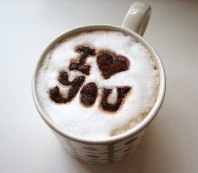 Latte love cafe love you