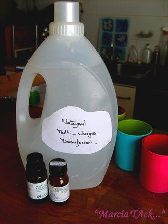 recette nettoyant multi usage huile essentielle