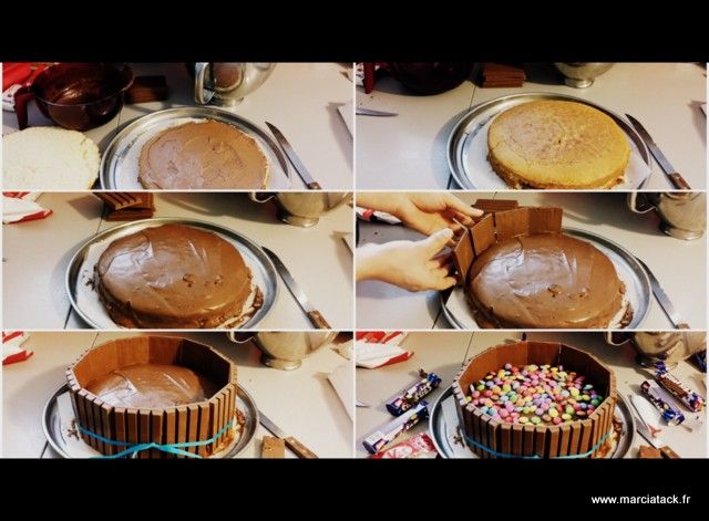 comment faire un gâteau kit kat