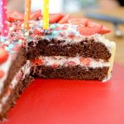 Recette gâteau anniversaire 3 couches, chocolat fraises