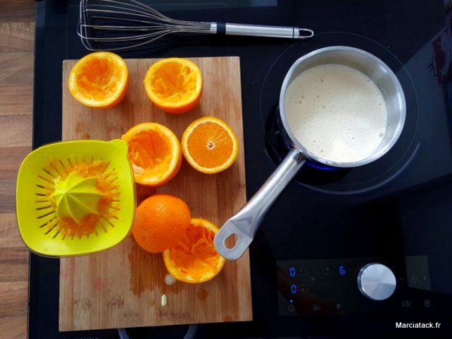 recette de l'orange curd