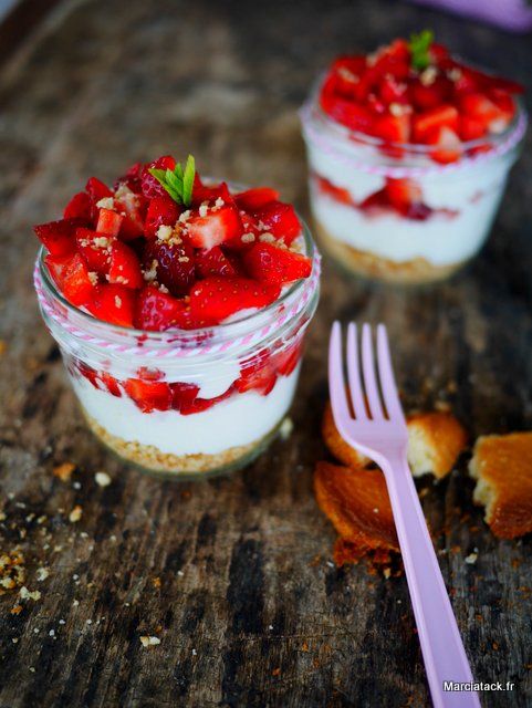 Recette de dessert aux fraises facile