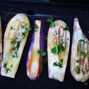 aubergines grillées à la plancha