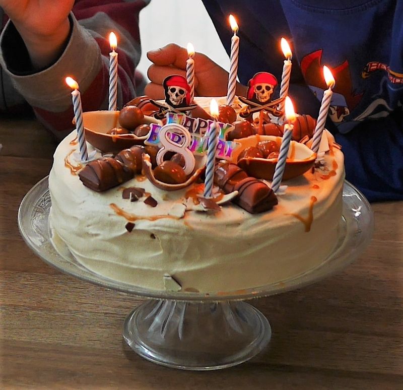 Gâteaux d'anniversaire pirate