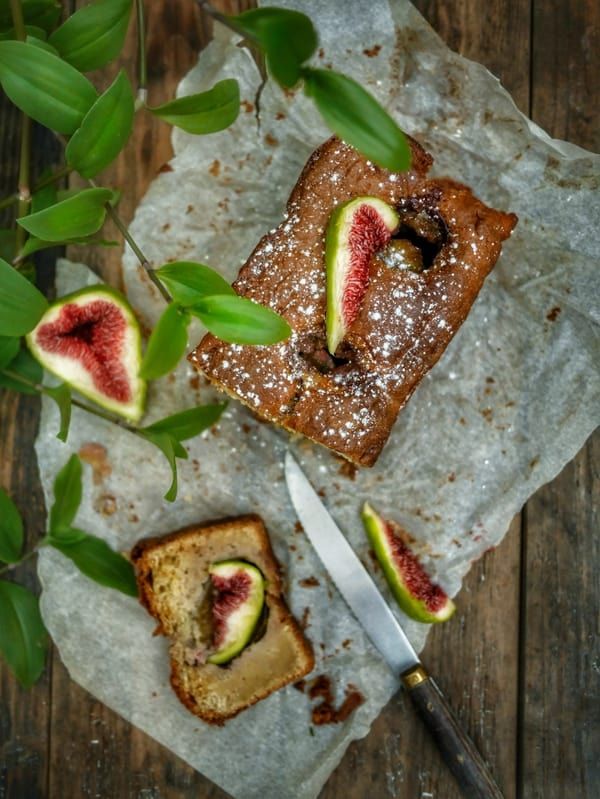 recette de cake figues fraîches et amandes