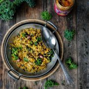 recette de riz au curry à l'indienne