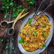 riz végétarien curry