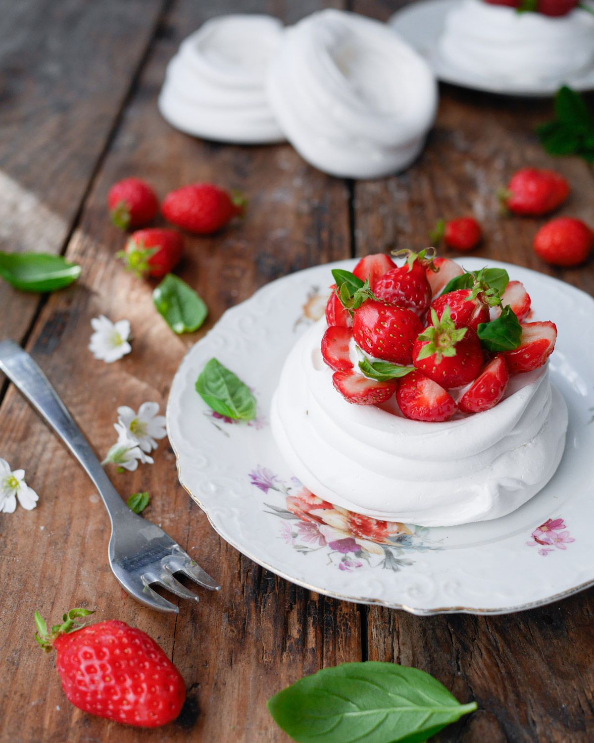pavlova fraises